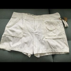Shorts - White cotton - Size 14